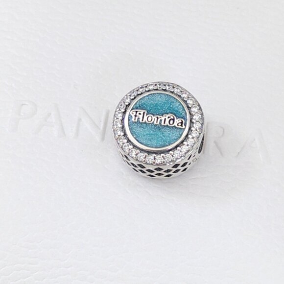 Pandora Florida Manatee Exclusive Bead Charm Travel Vacation S925 Silver - Picture 3 of 8